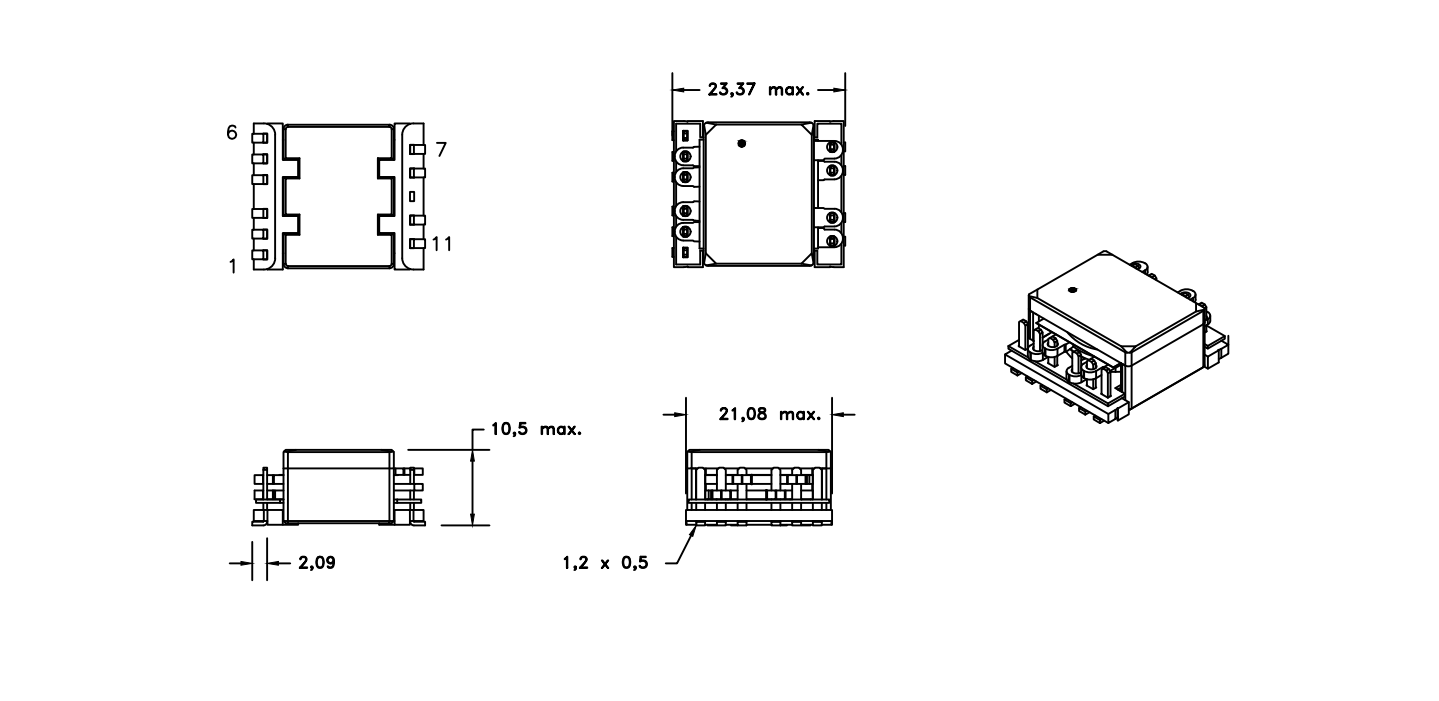 PoE++ Enabled Power Transformer Telecom Systems PoE++ Enabled Power Transformer Telecom Systems