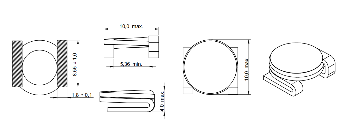 1010 High Current Air Coil 1010 High Current Air Coil