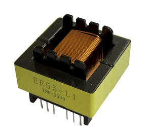 EE55 High Frequency Transformer Offline Flyback Transformers（Horizontal）